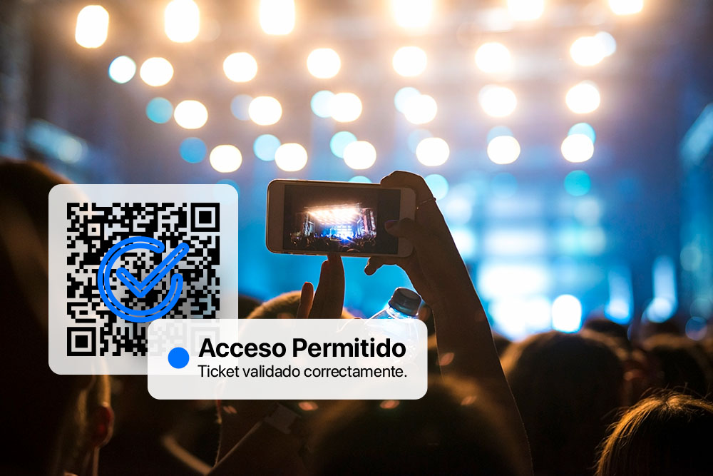 Validación de ticket con código QR