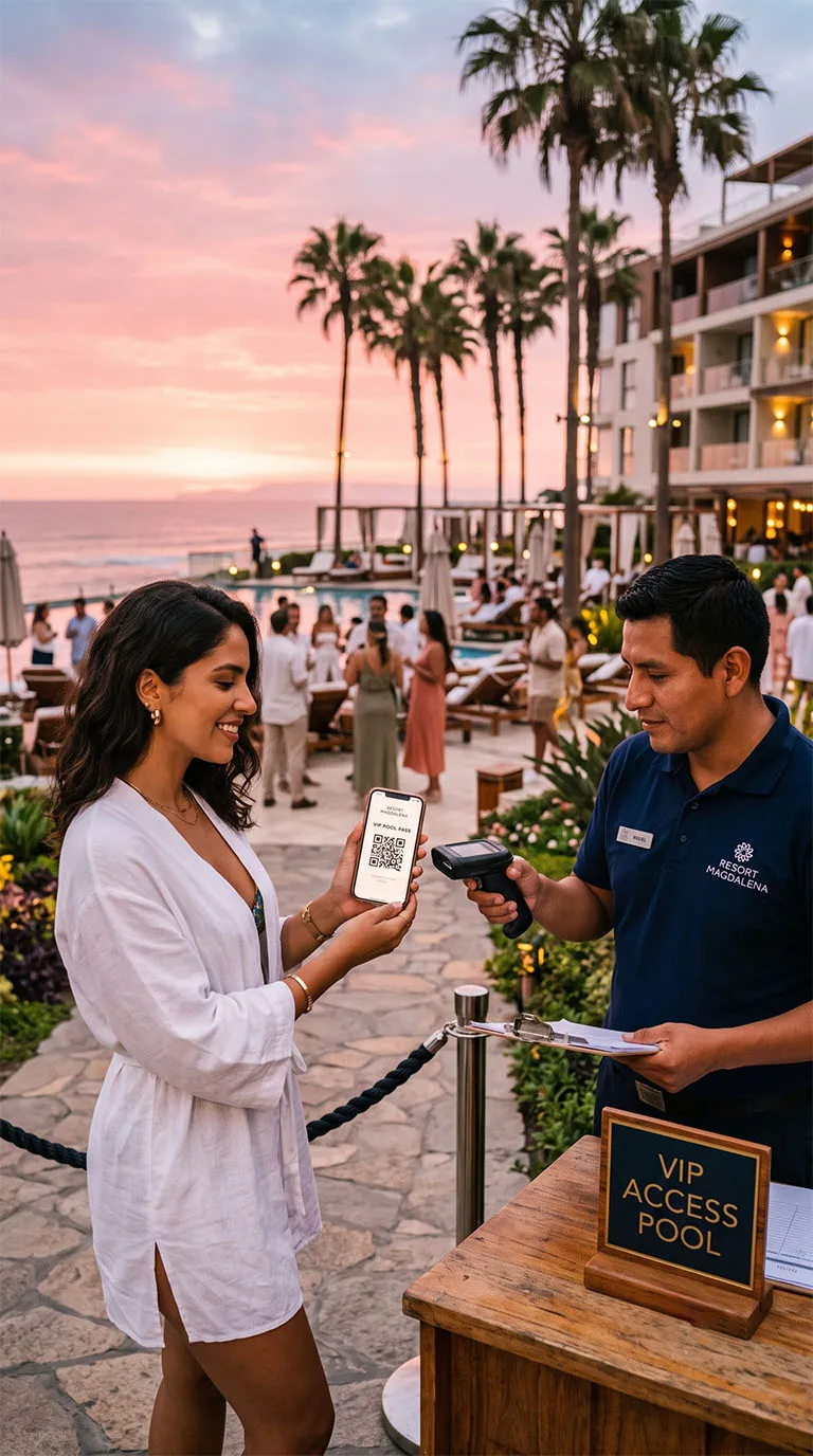 Hoteles y Resorts: control de acceso con Smarticket